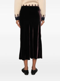 FORTE FORTE VELVET MIDI SKIRT