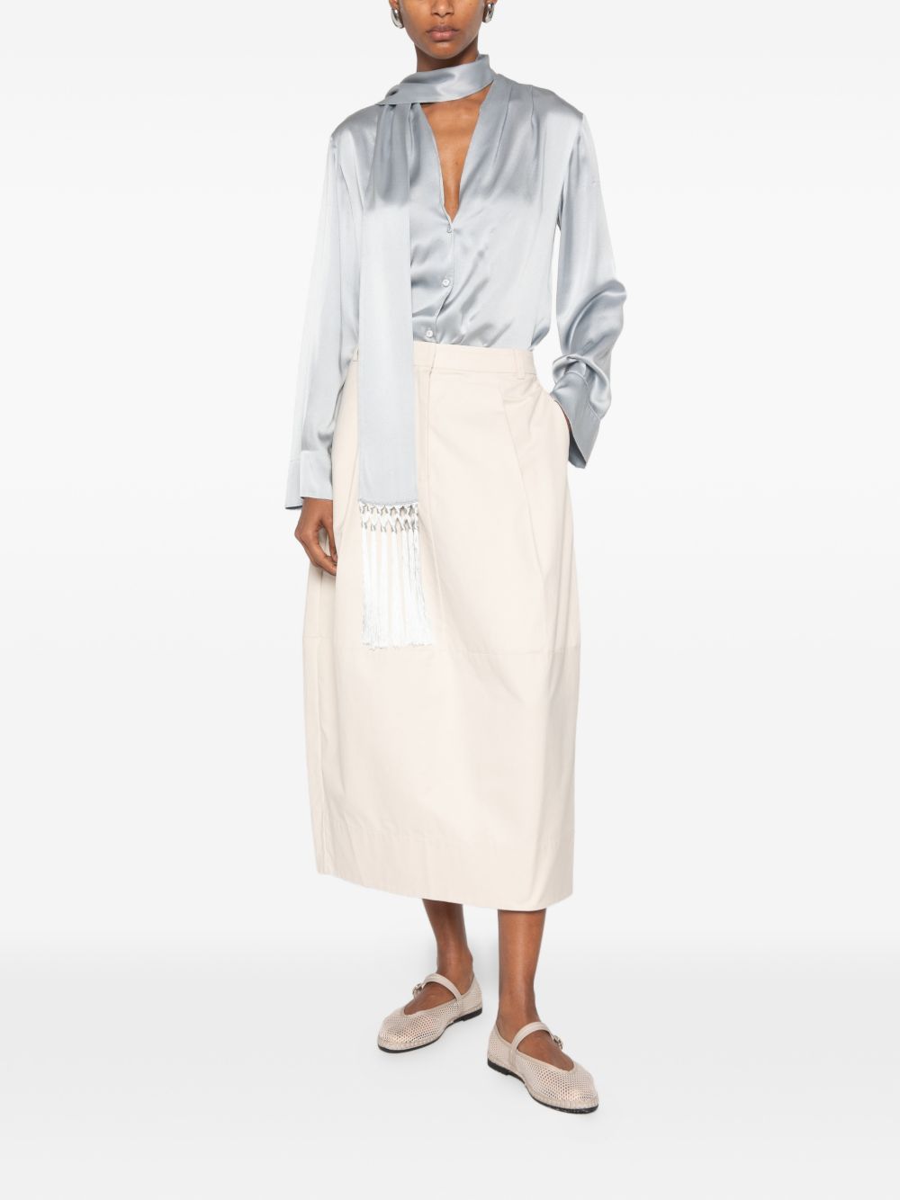 FORTE FORTE SATIN SHIRT