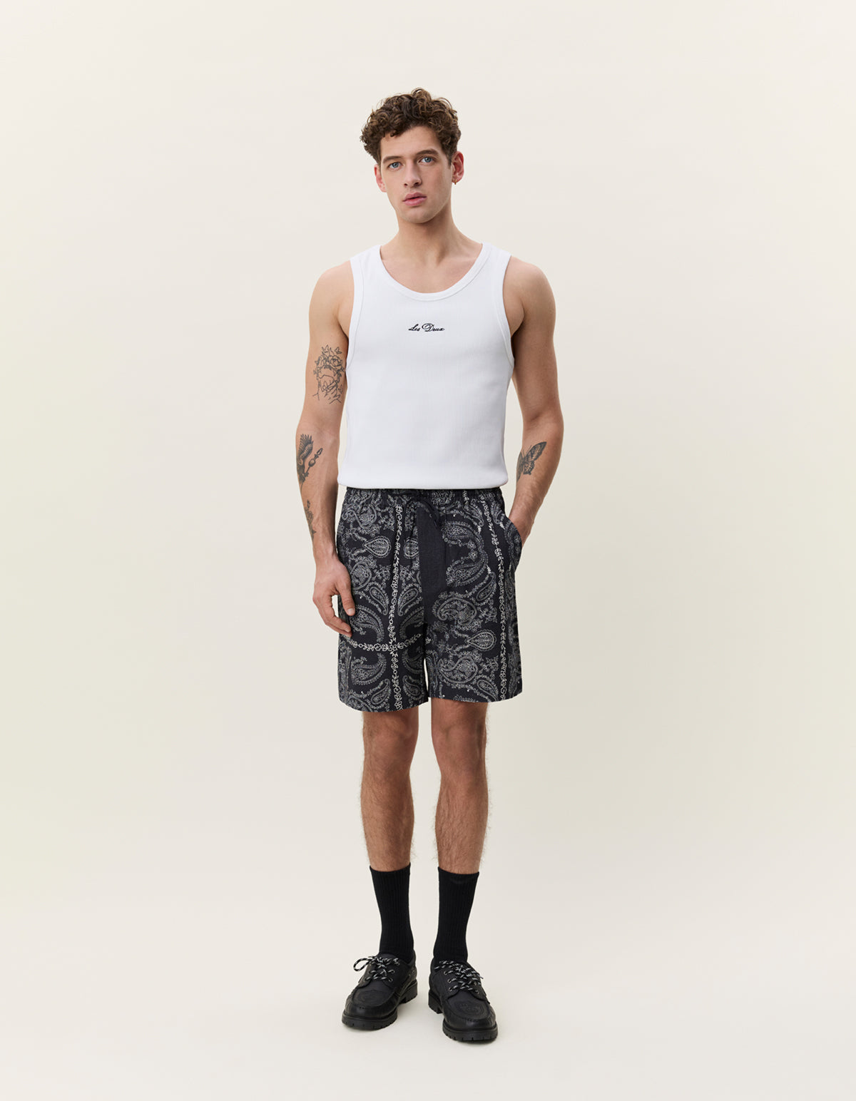 LES DEUX PAISLEY SHORTS