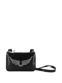 ZADIG & VOLTAIRE STUD LOGO SHOULDER BAG