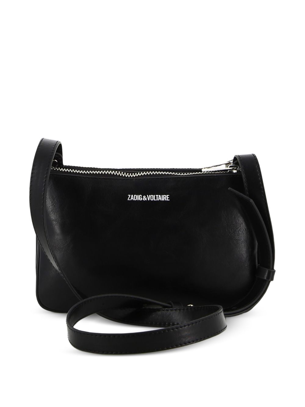 ZADIG & VOLTAIRE STUD LOGO SHOULDER BAG