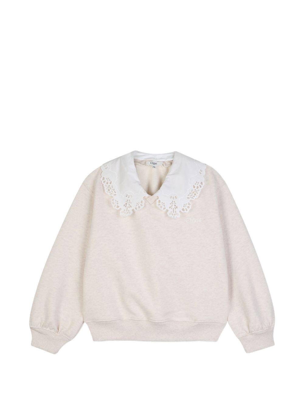 CHLOE-CHLOE COLLAR SWEATHSIRT