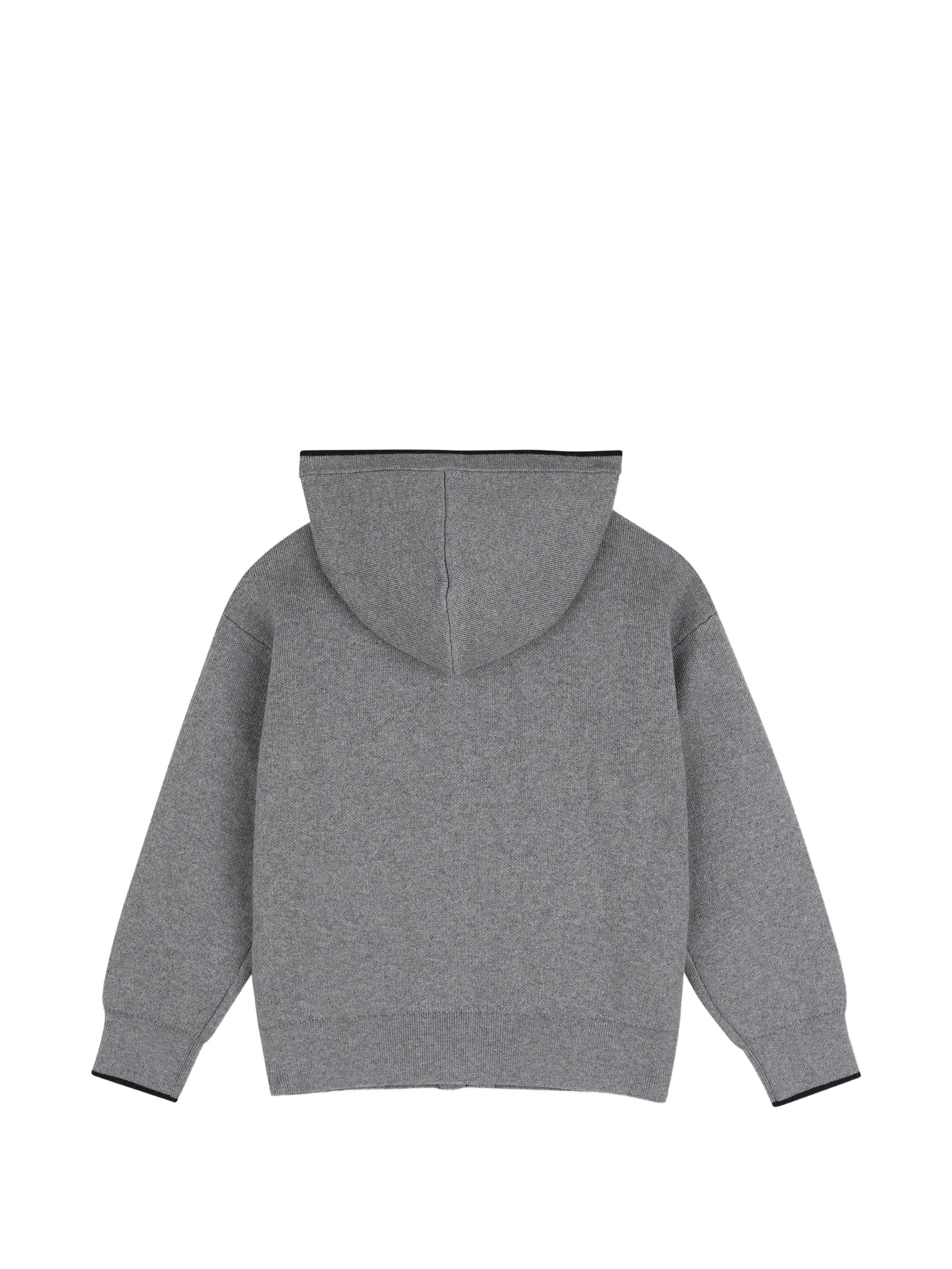 CHLOE-CHLOE KNITTED ZIP HOODIE