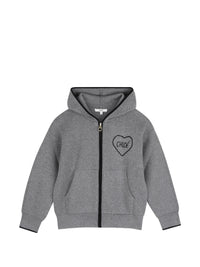 CHLOE-CHLOE KNITTED ZIP HOODIE