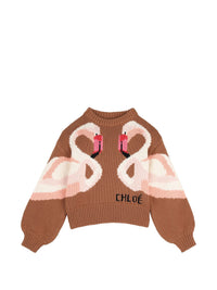 CHLOE-CHLOE FLAMINGO SWEATER