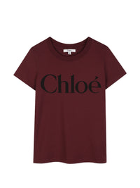 CHLOE-CHLOE LOGO T-SHIRT