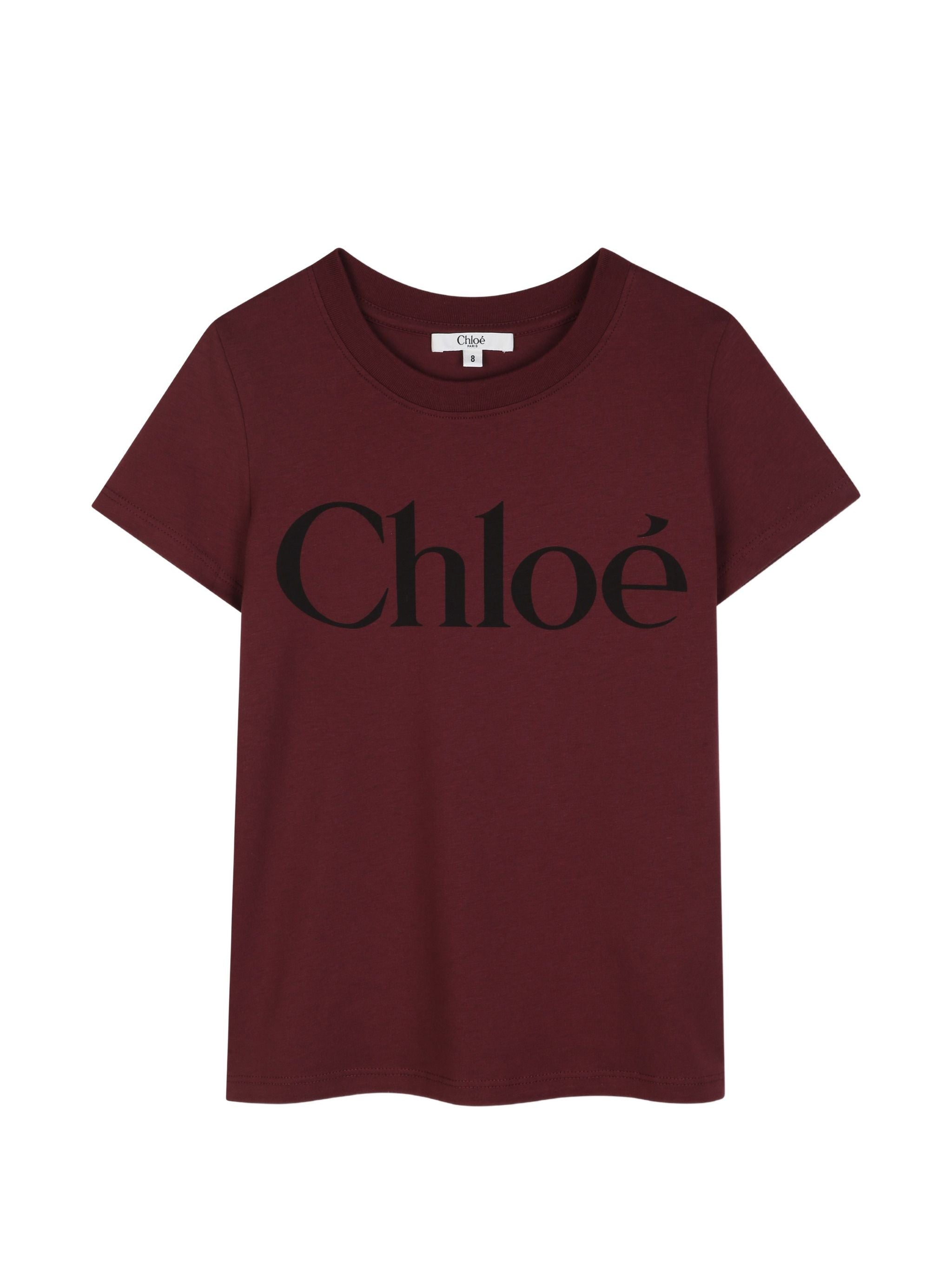 CHLOE-CHLOE LOGO T-SHIRT