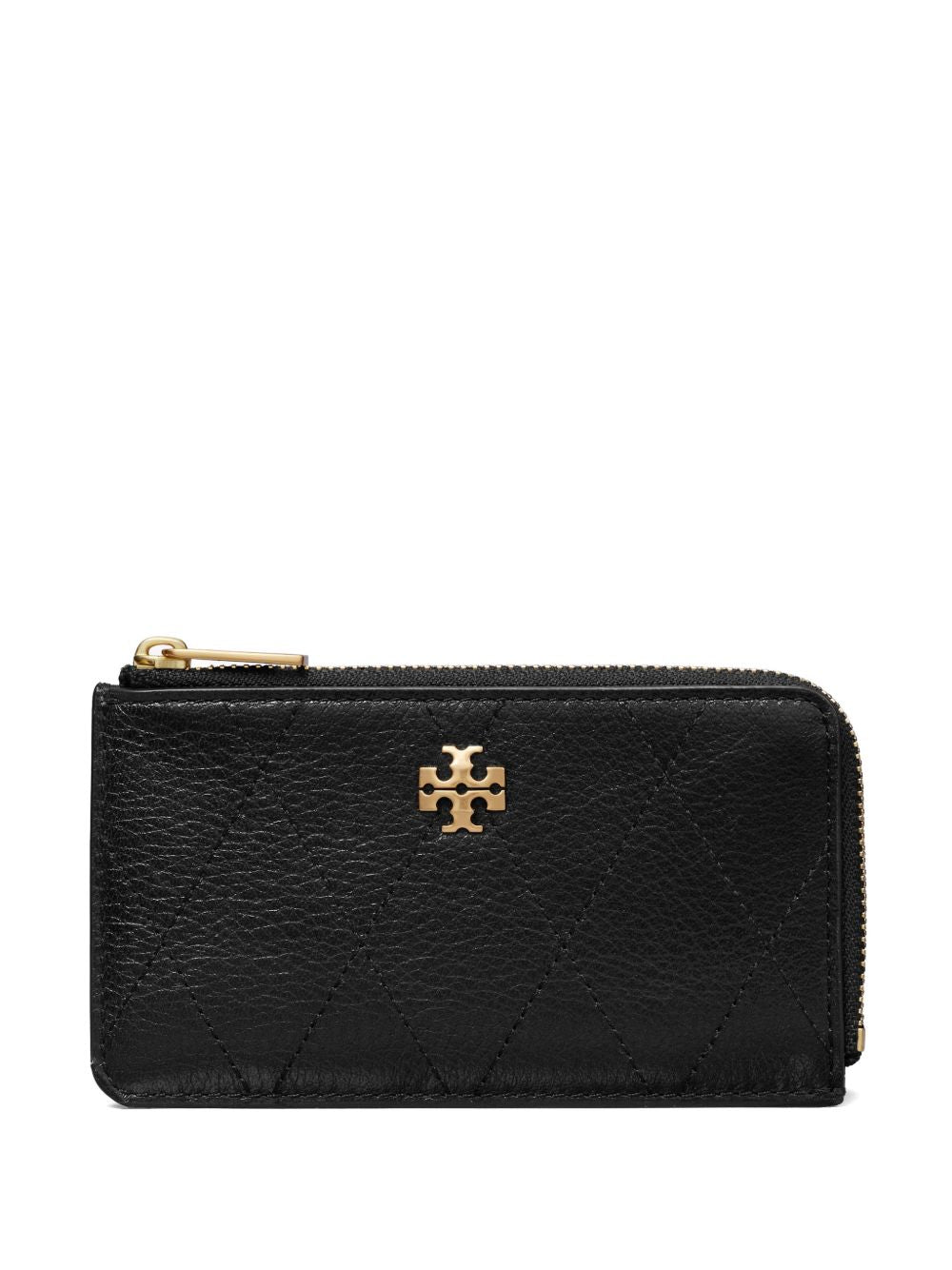 TORY BURCH CHARLIE QUILTED ZIP CARD CASE