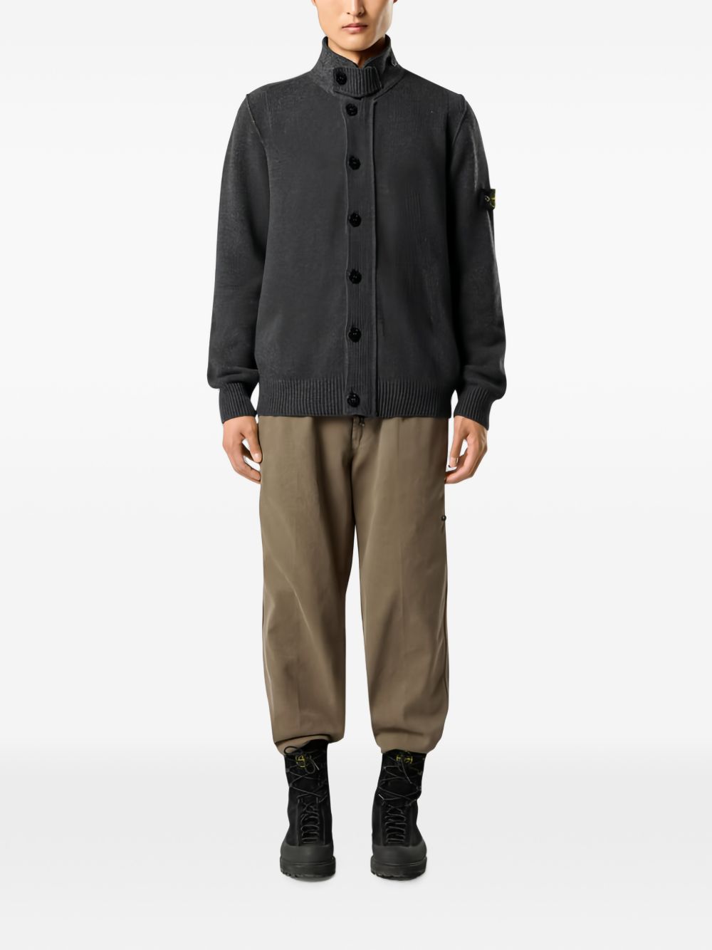 STONE ISLAND COMPASS CARDIGAN