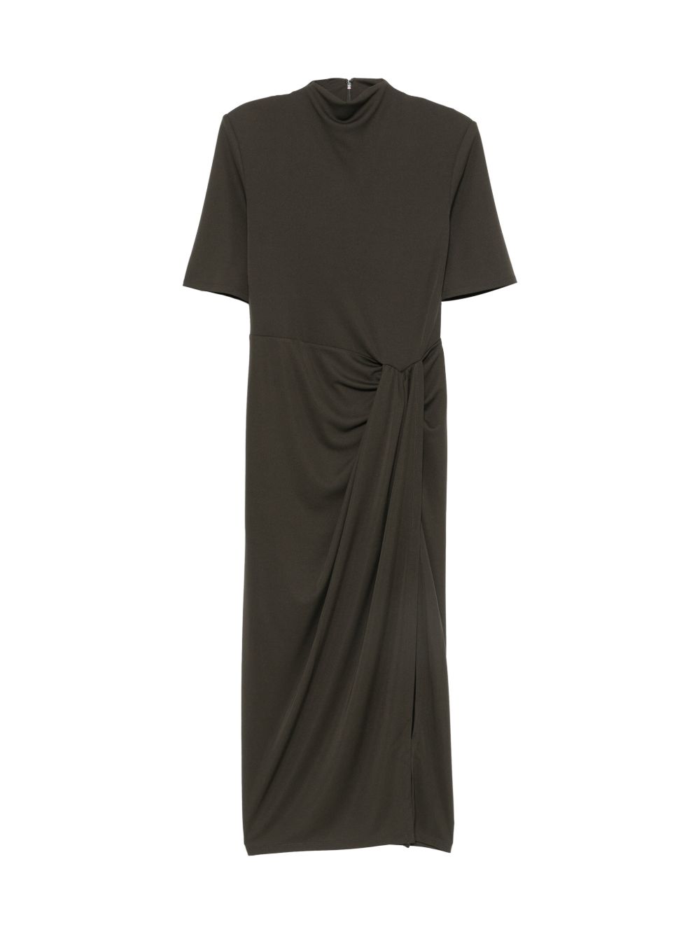 ROTATE DRAPED MIDI DRESS