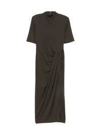 ROTATE DRAPED MIDI DRESS