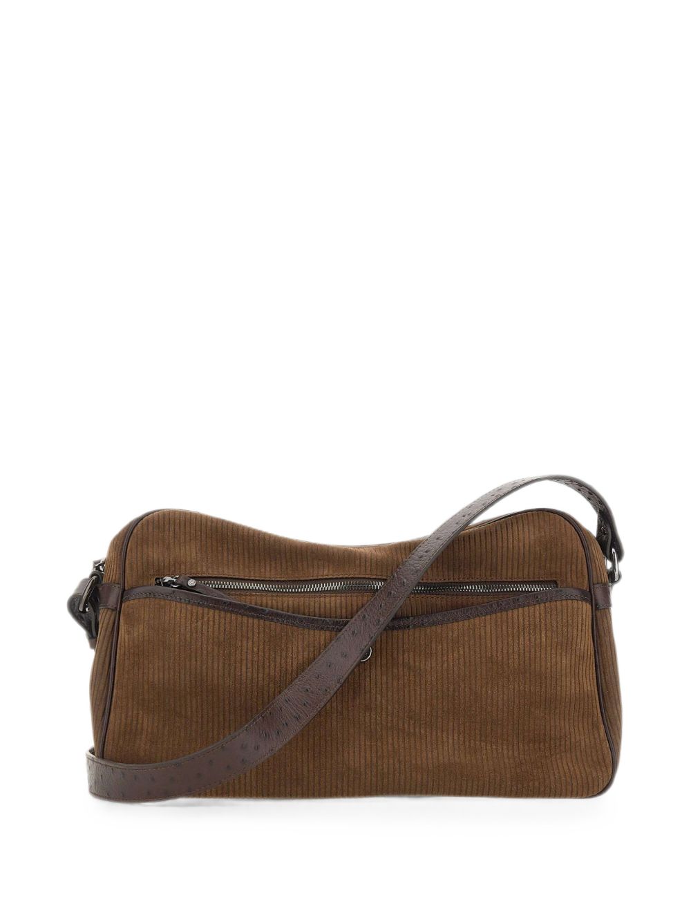 GIANNI CHIARINI CORA RIBBED SUEDE SMALL