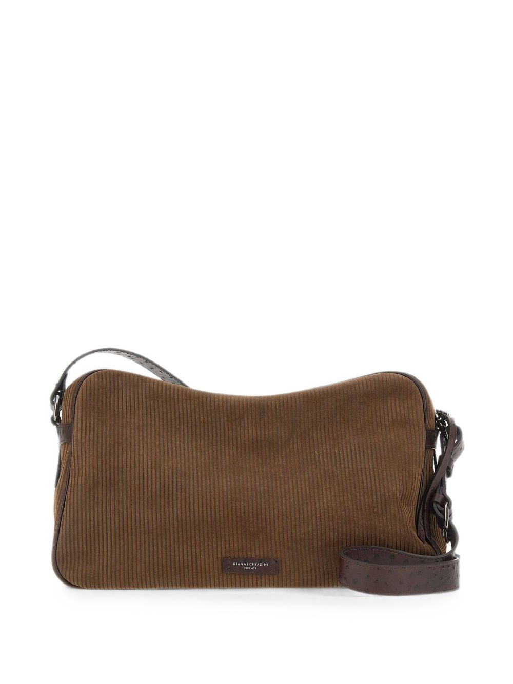 GIANNI CHIARINI CORA RIBBED SUEDE SMALL