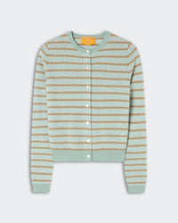 GUEST IN RESIDENCE PEBBLE STRIPE JANE CARDIGAN