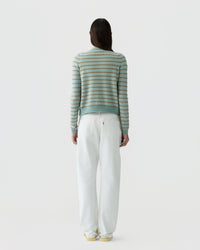 GUEST IN RESIDENCE PEBBLE STRIPE JANE CARDIGAN