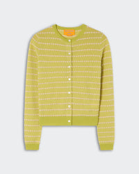 GUEST IN RESIDENCE PEBBLE STRIPE JANE CARDIGAN