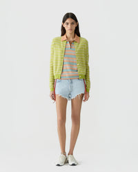 GUEST IN RESIDENCE PEBBLE STRIPE JANE CARDIGAN