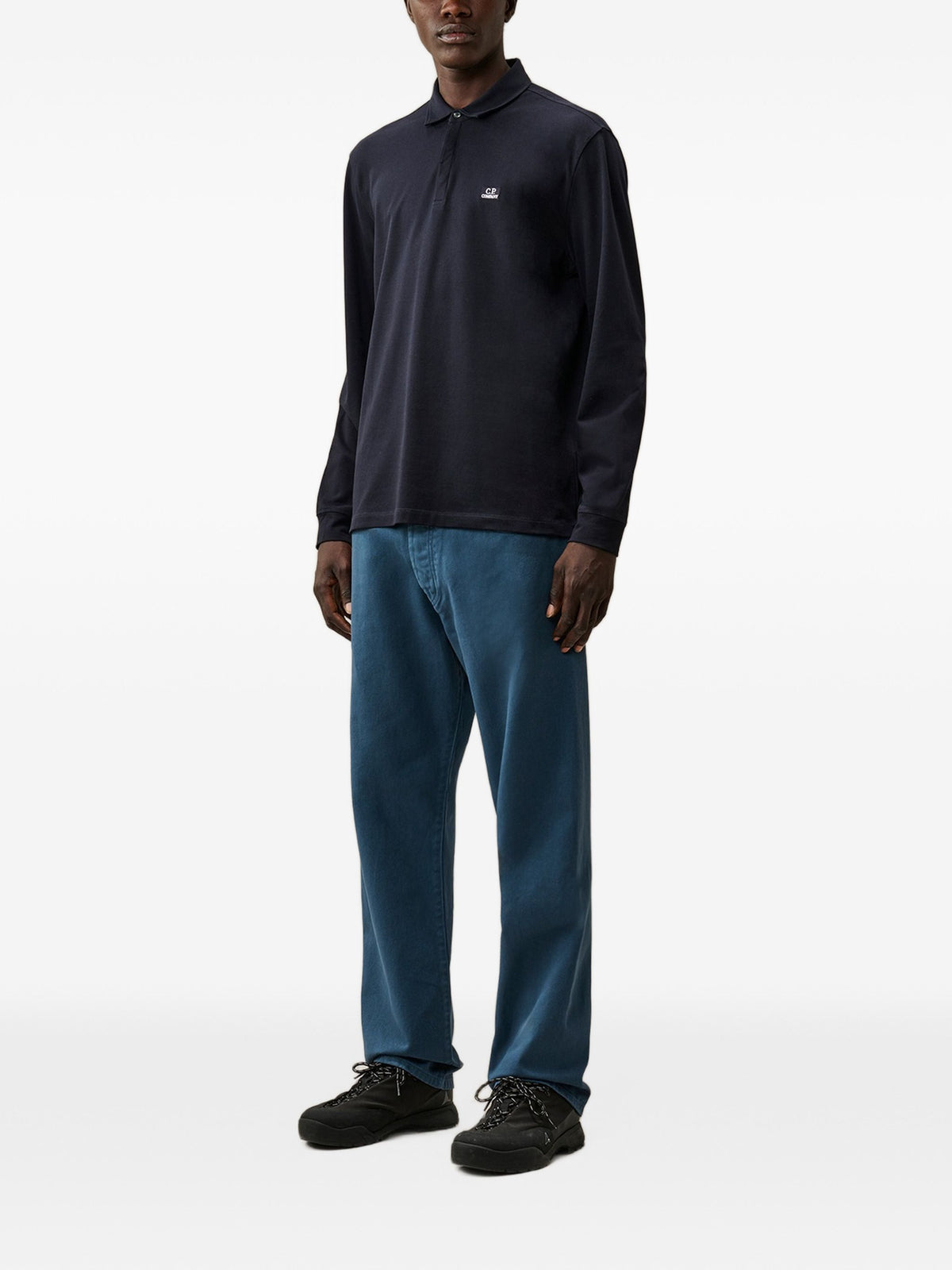 C.P. COMPANY STRETCH PIQUET POLO