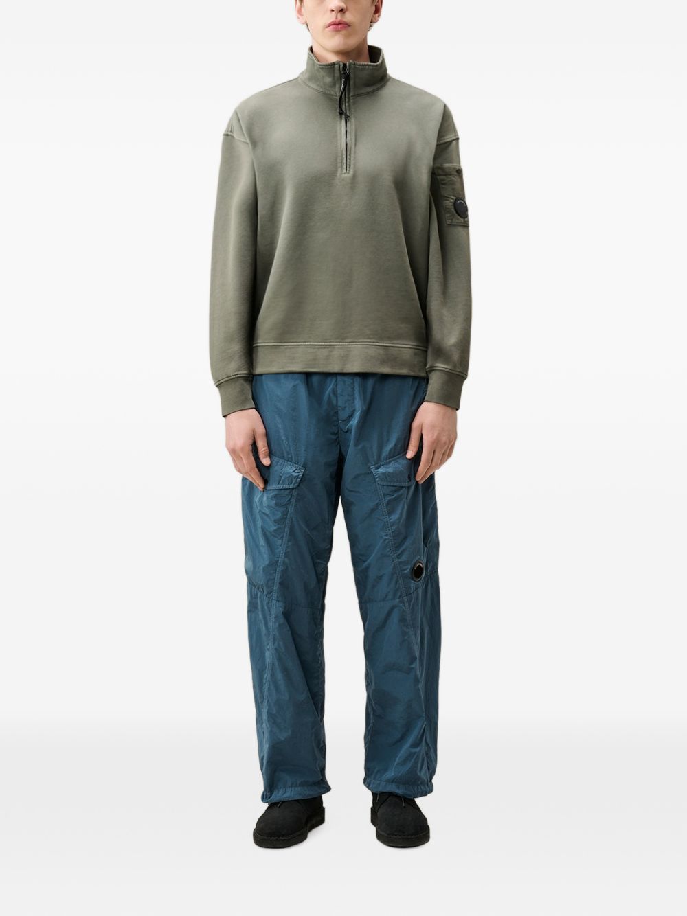 C.P. COMPANY QUARTER ZIP SWEAT