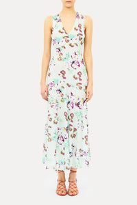 ULLA JOHNSON ELOWEN SL SILK DRESS