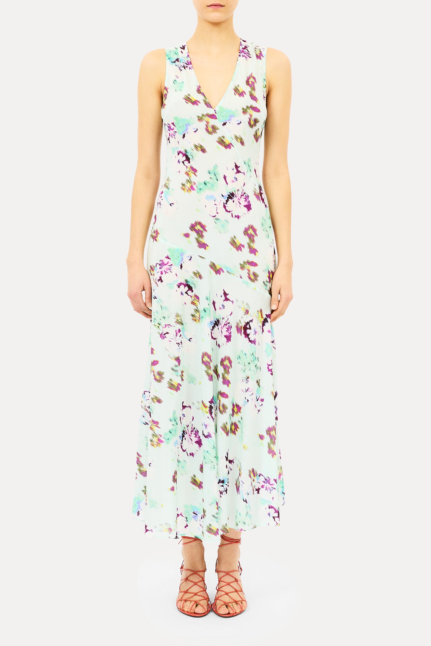 ULLA JOHNSON ELOWEN SL SILK DRESS