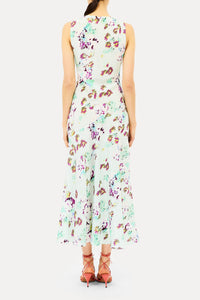 ULLA JOHNSON ELOWEN SL SILK DRESS