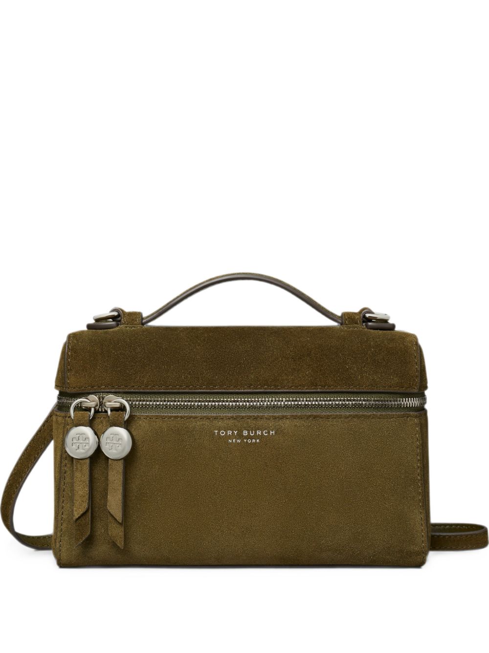 TORY BURCH ROMY SUEDE SLIM TOP HANDLE