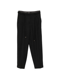 PESERICO SIGN BELTED TROUSERS