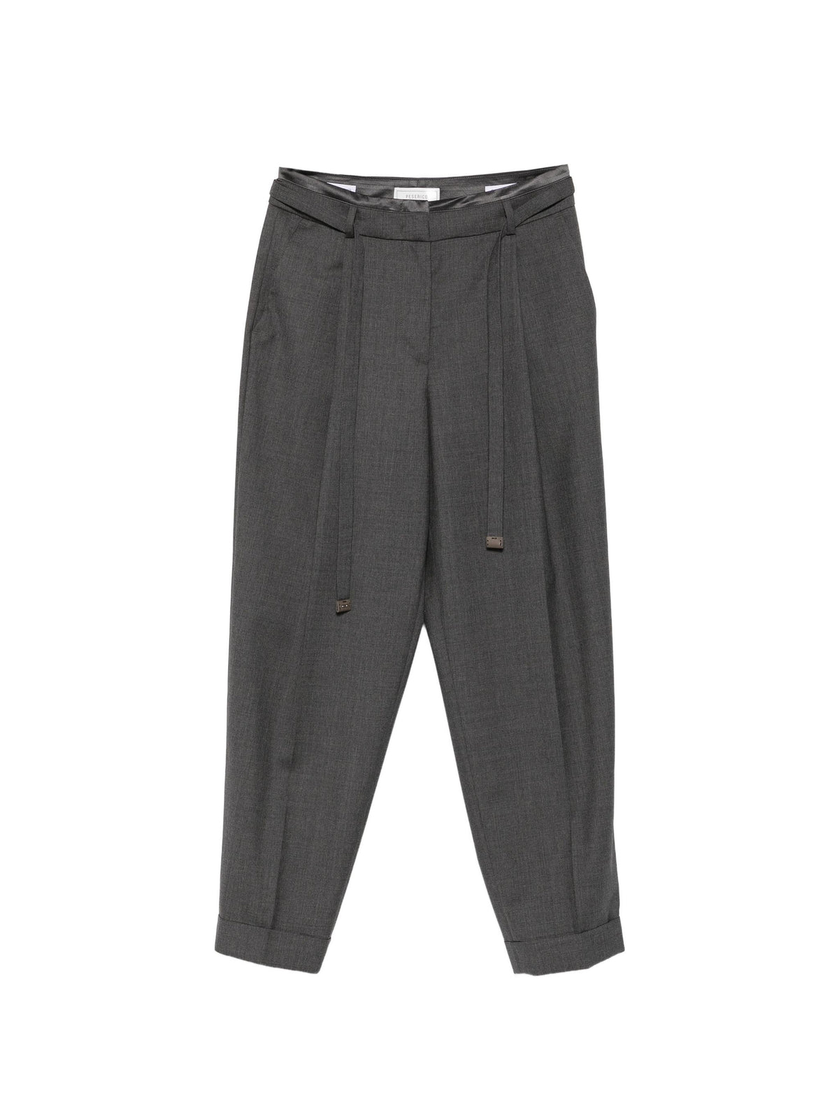 PESERICO SIGN BELTED TROUSERS