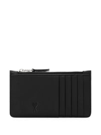 AMI PARIS ZIPPED CARDHOLDER