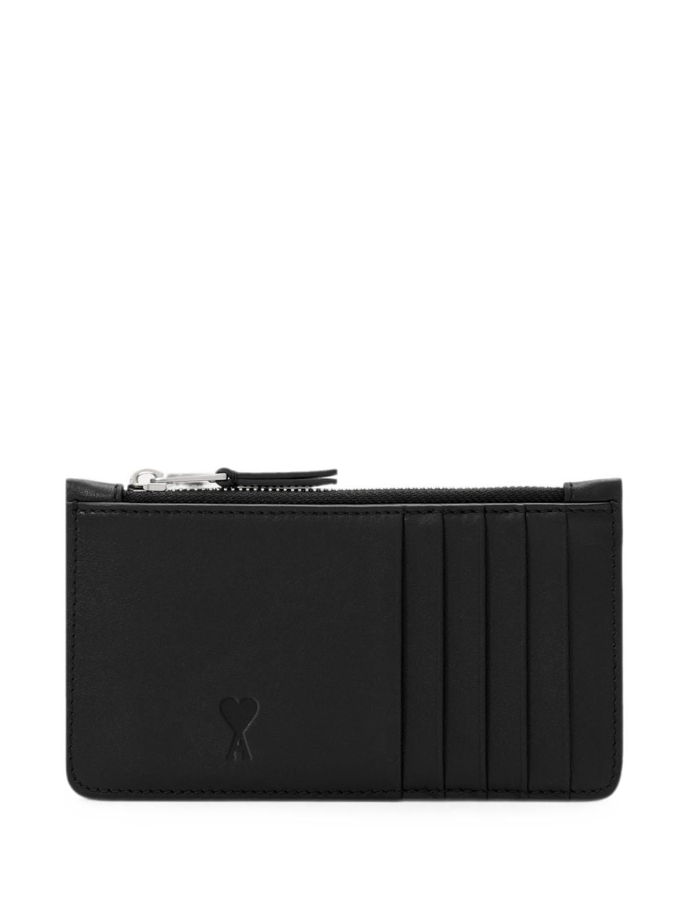 AMI PARIS ZIPPED CARDHOLDER