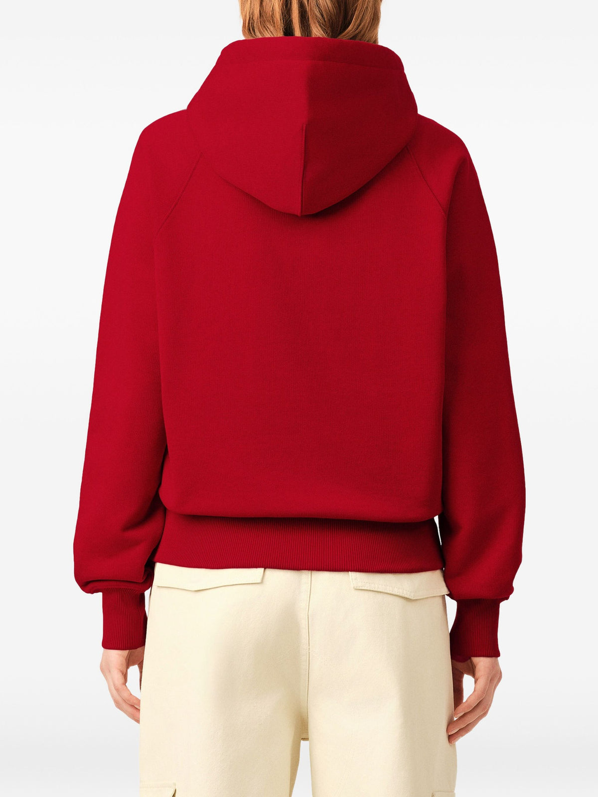 AMI PARIS LOGO FELT HOODIE