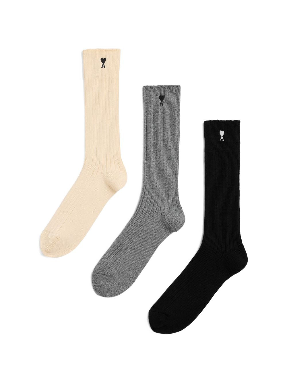 AMI PARIS PACK THREE ADC SOCKS