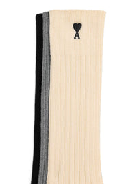 AMI PARIS PACK THREE ADC SOCKS