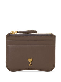 AMI PARIS ADC ZIP CARDHOLDER