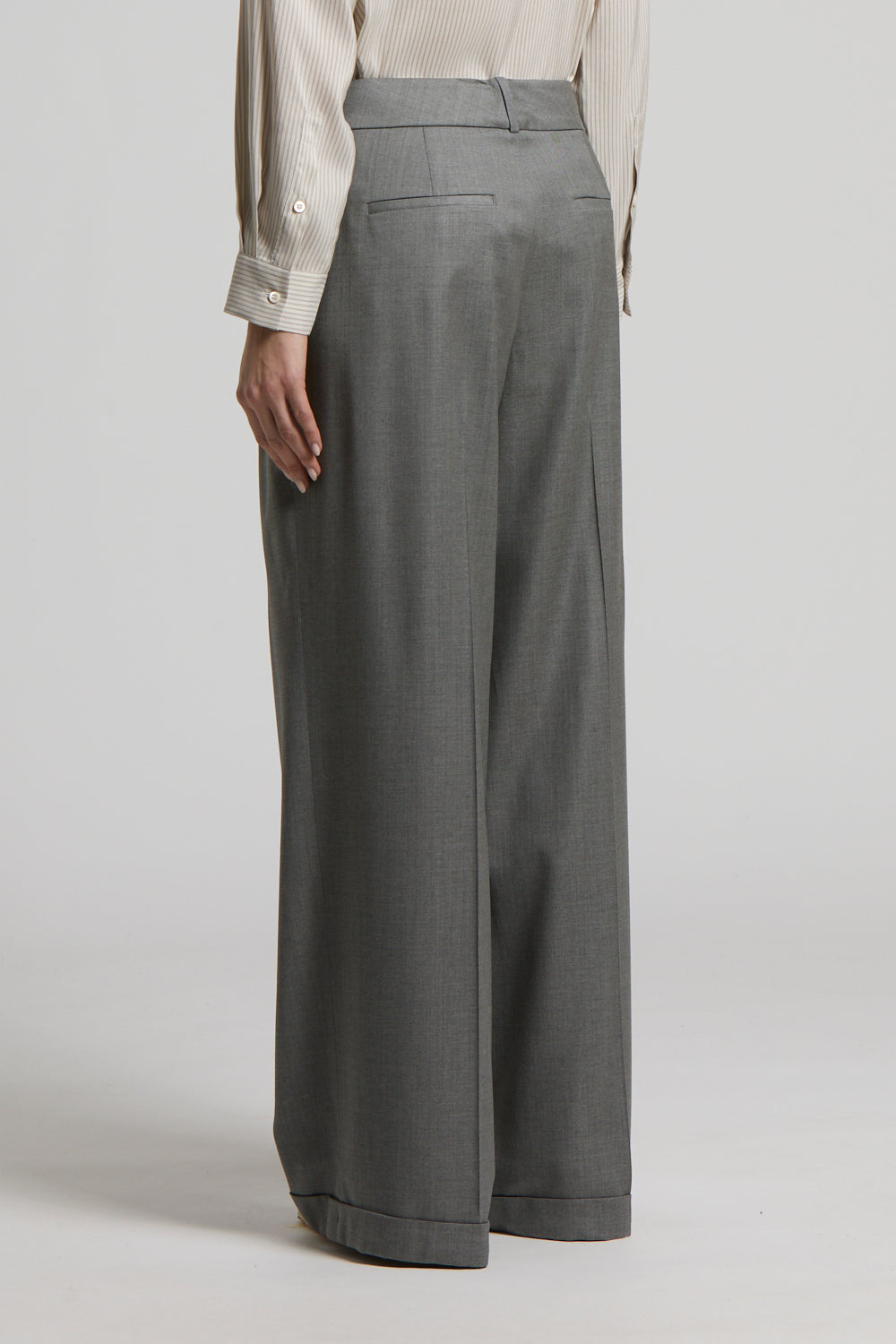 PESERICO SIGN TWILL TROUSERS