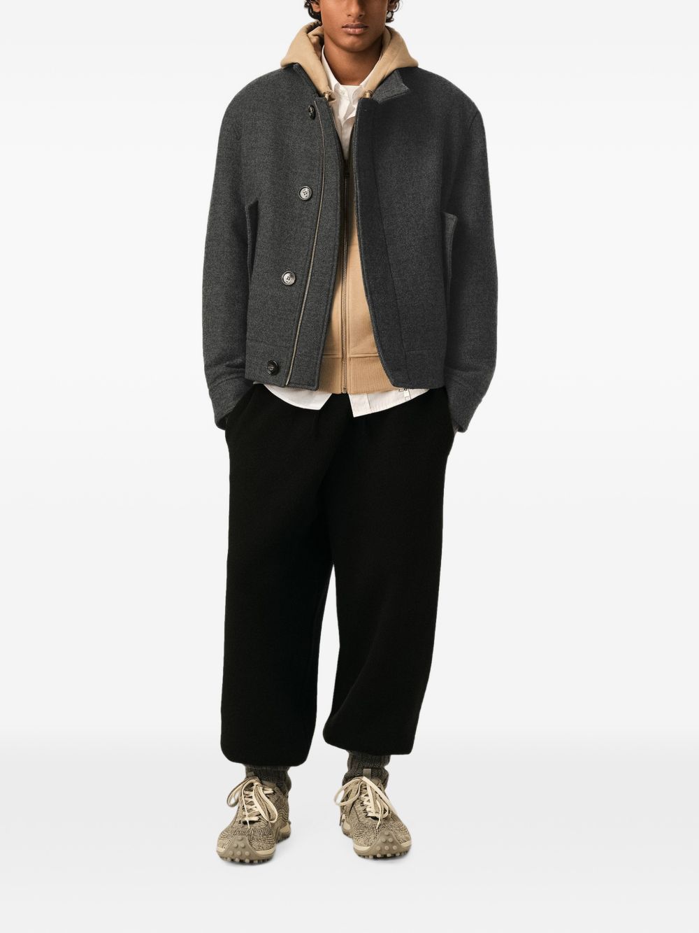 AMI PARIS PADDED HARRINGTON JACKET