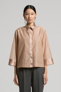 PESERICO SIGN ORGANZA SHIRT