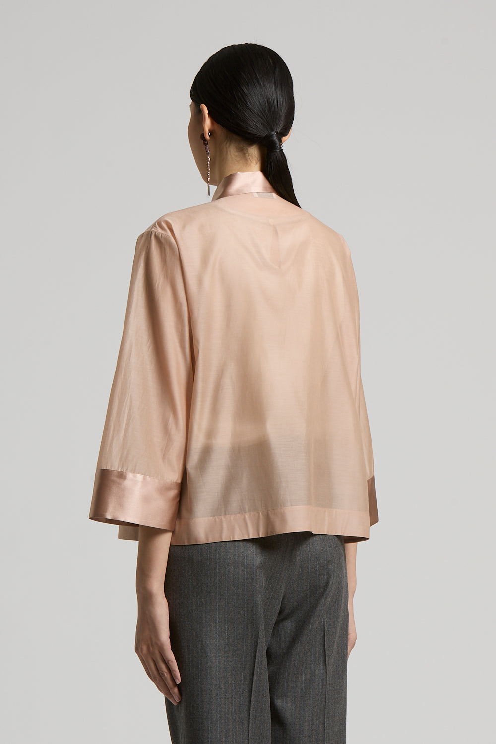 PESERICO SIGN ORGANZA SHIRT