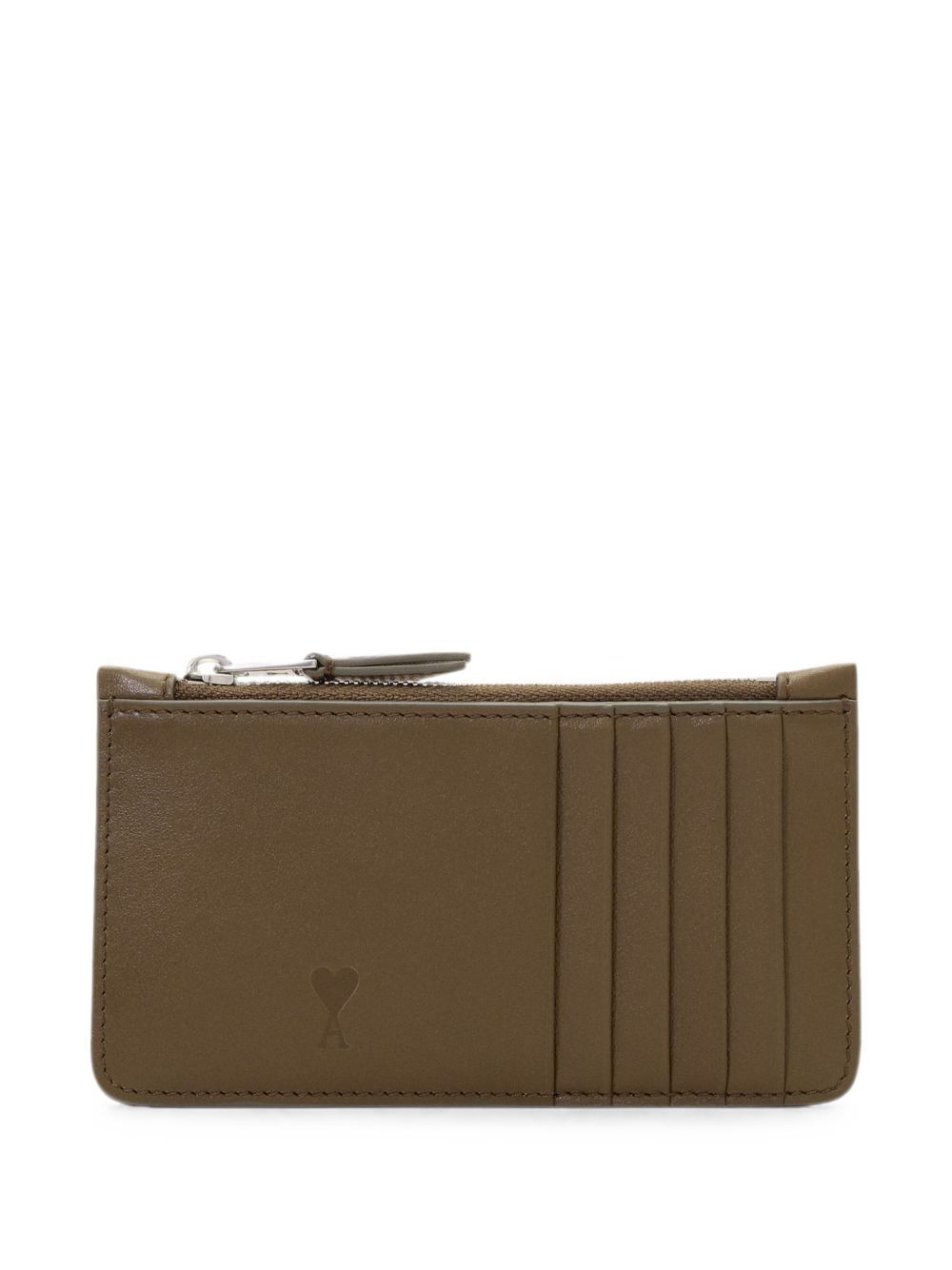 AMI PARIS ZIPPED CARDHOLDER
