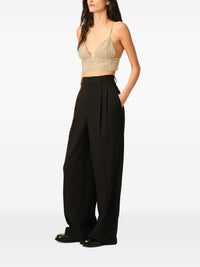 AMI PARIS EMBROIDERED SHORT TOP