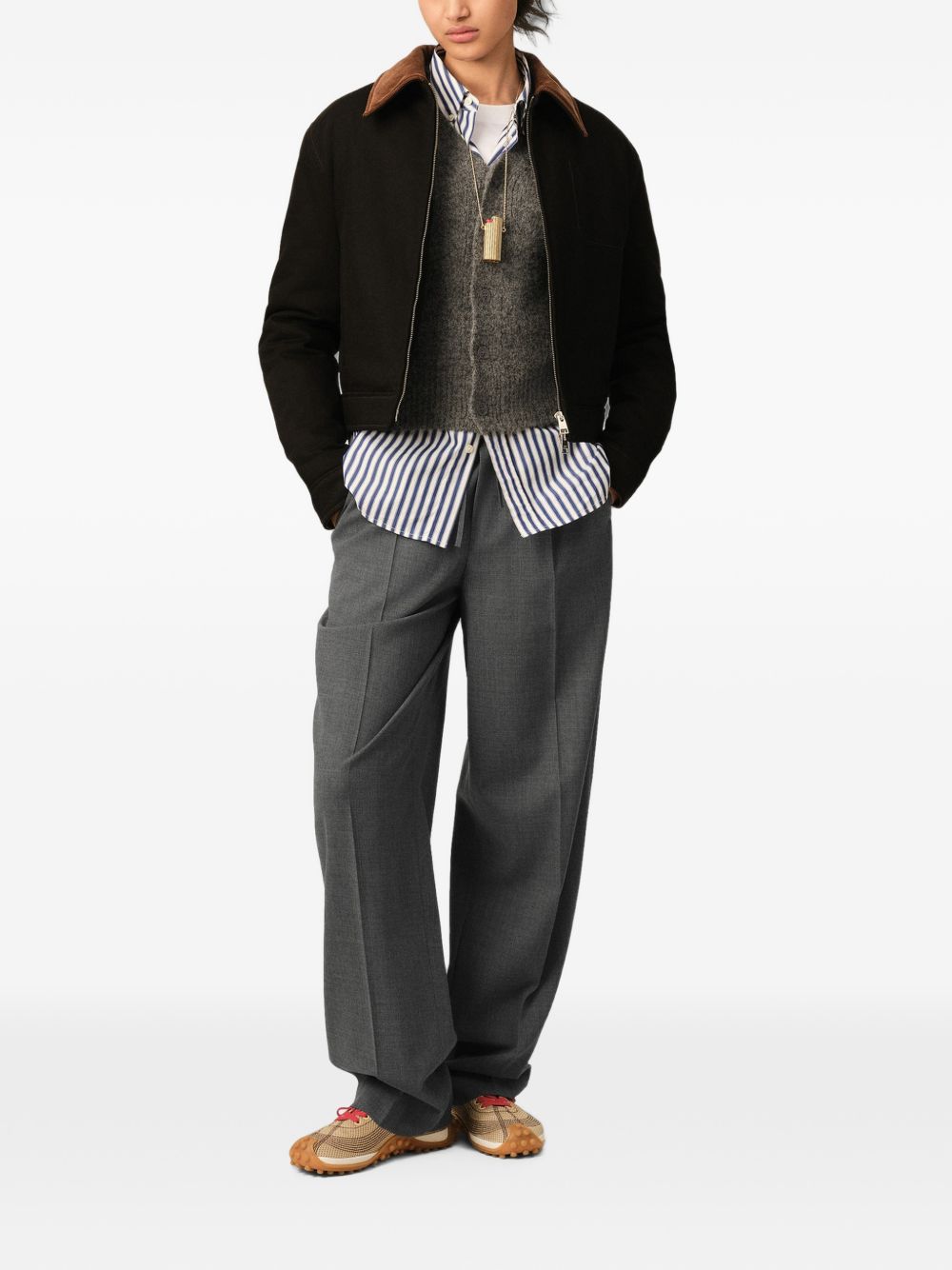 AMI PARIS ELASTICATED TROUSERS
