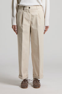 PESERICO SIGN STRETCH TROUSERS