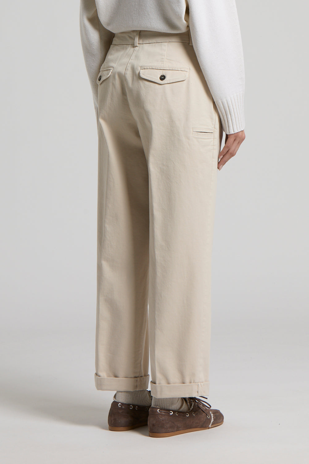 PESERICO SIGN STRETCH TROUSERS