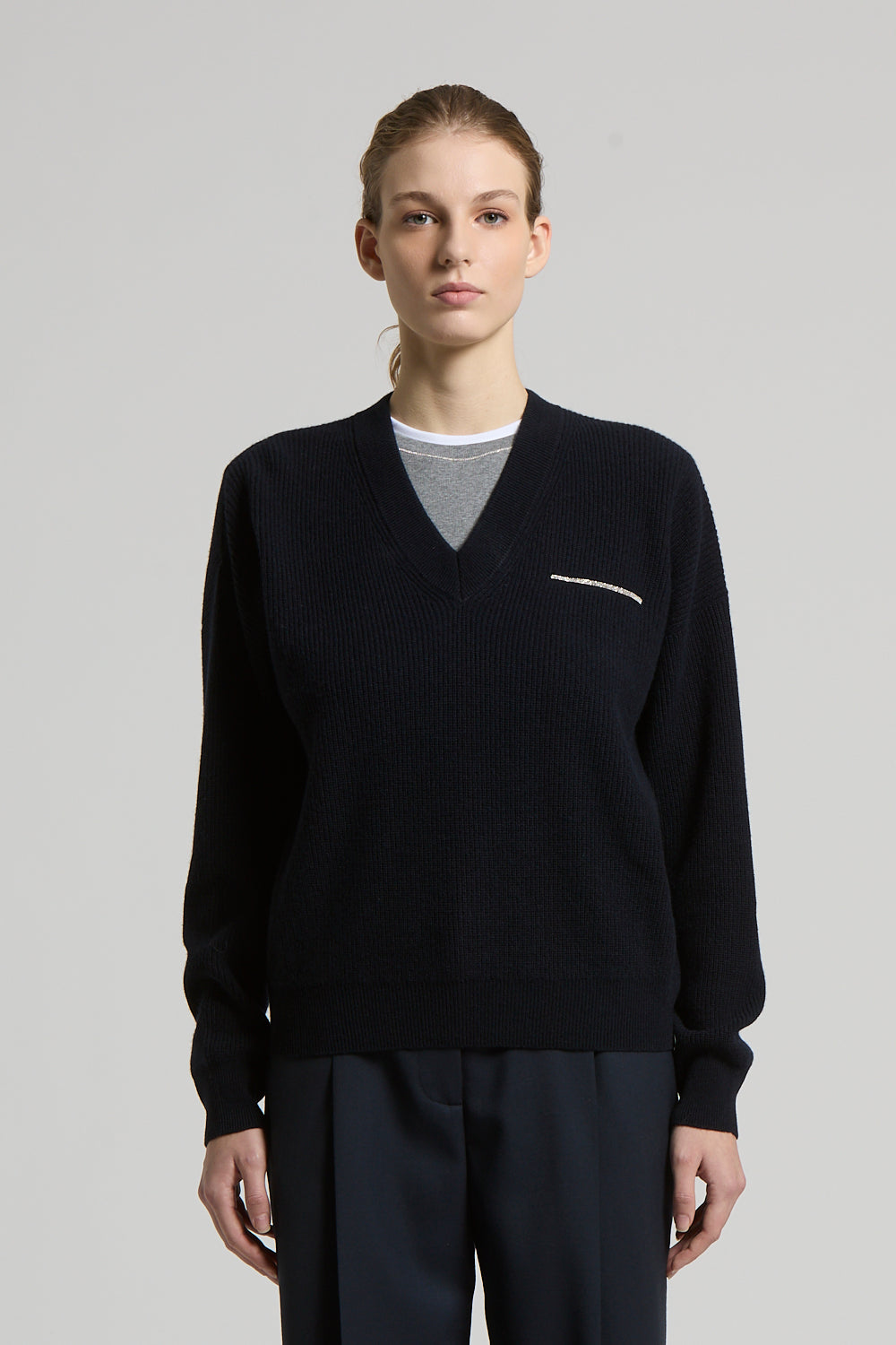 PESERICO SIGN V NECK SWEATER