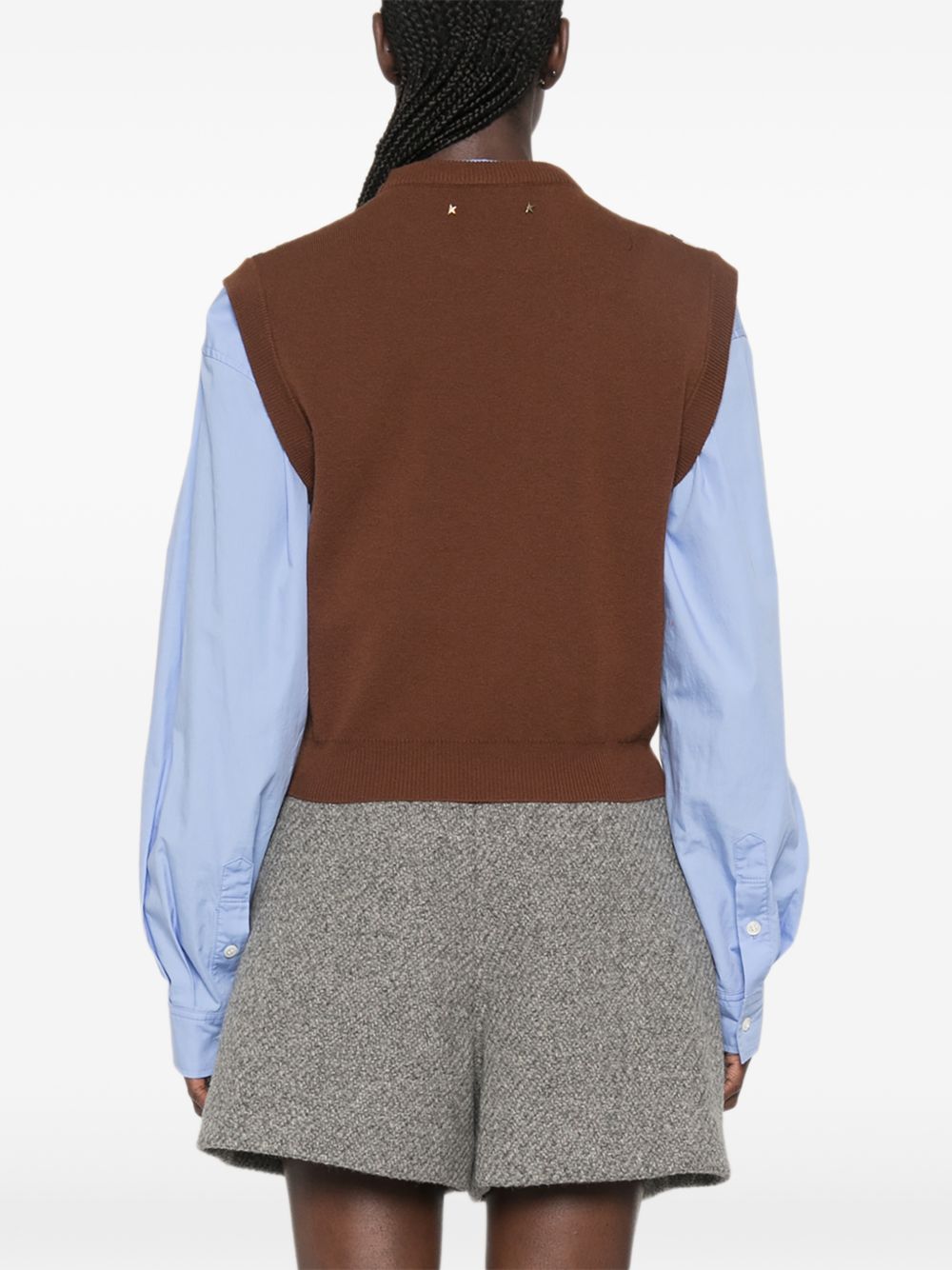 GOLDEN GOOSE ROBY CHECK VEST