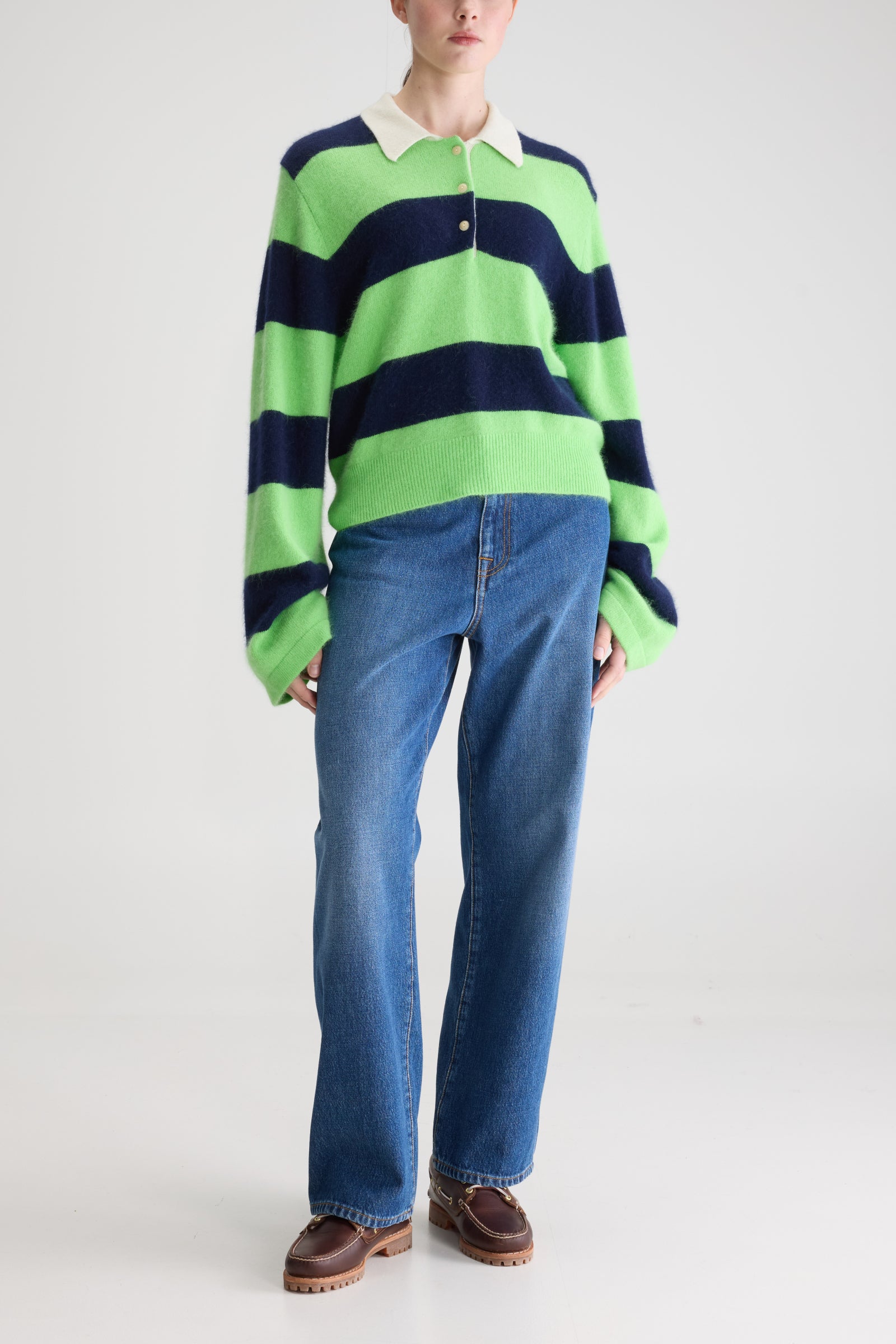 BELLEROSE DUSTO STRIPED POLO