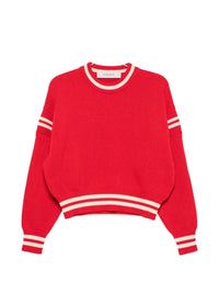 GOLDEN GOOSE BOUCLE LOGO SWEATER