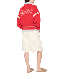 GOLDEN GOOSE BOUCLE LOGO SWEATER