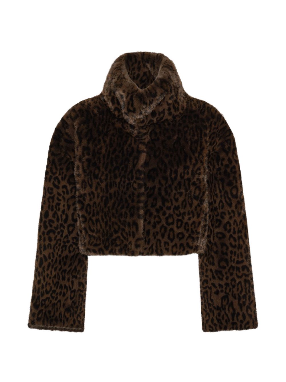 ROTATE FAUX FUR CROP JACKET